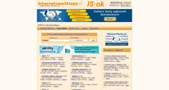 Desktop Screenshot of internetowesklepy.pl