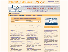 Tablet Screenshot of internetowesklepy.pl